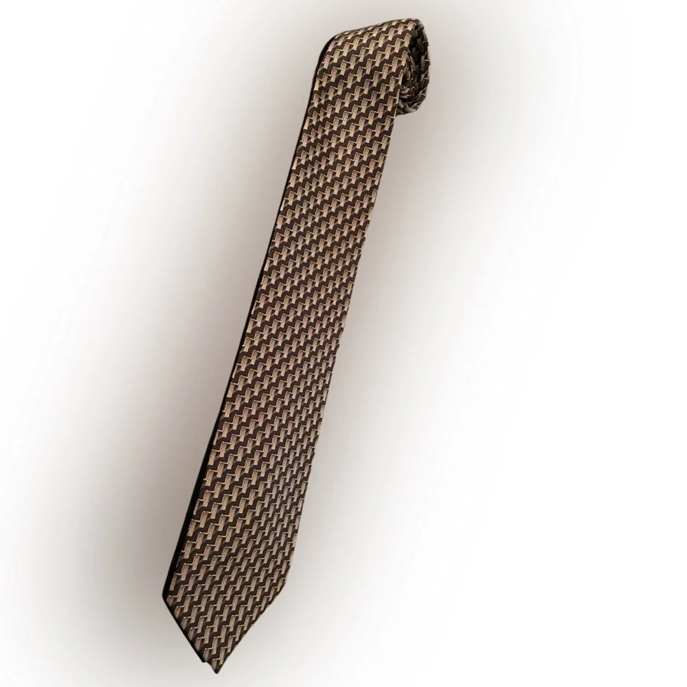😎 Carlos Devenezia hand made 100% silk blue neck tie in excellent condit…
